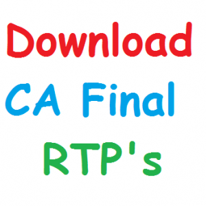 CA Final RTP