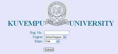 Kuvempu University Exams Result 2016