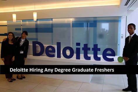 deloitte hiring associates freshers analyst graduates apply 2021