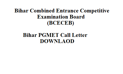 BCECE ITICAT 1st Counseling Schedule 2017