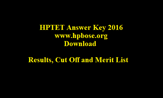 TNTET Answer Key 2017