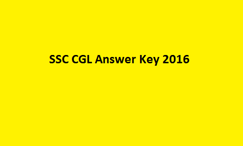 SSC CGL Answer Key 2017 Tier 1 Cut off Marks @ ssc.nic.in