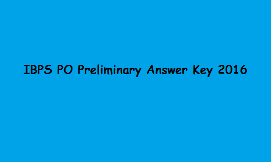 IBPS PO Mains Result 2016 @ ibps.in