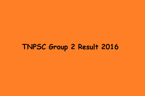 TNPSC Group 2A Result 2017 at tnpsc.gov.in