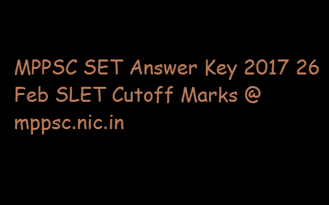 TN SET Answer Key 2017 Tamil Nadu SLET Cutoff Marks @ tnpsc.nic.in