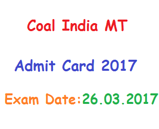 CIL MT Cutoff Marks 2017 CIL Management Trainee Answer Key @coalindia.in