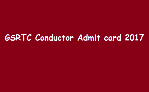 GSRTC Conductor Answer Key 2017 Gujarat Conductor Cut off Marks @ ojas.gujarat.gov.in