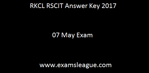 RKCL RSCIT Answer Key 