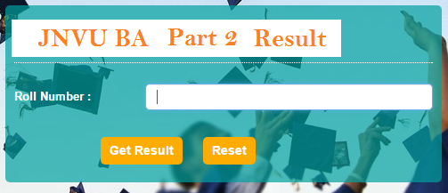 JNVU BA 2nd Year Result 2018