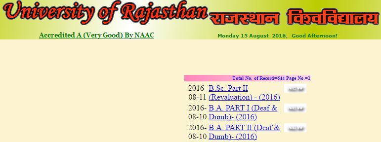 RU Revaluation Form 2020 Uniraj UG & PG Exam Rechecking Fees ...