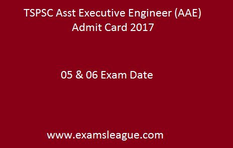 TSPSC AAE Admit Card
