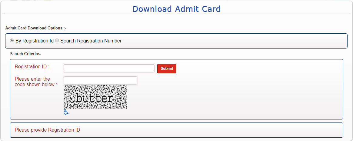 CG Vyapam RHEO Admit Card