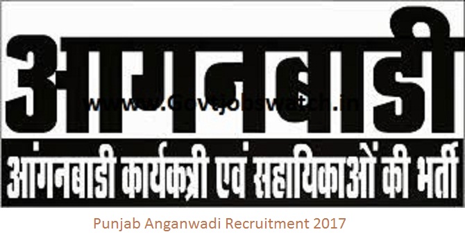 Punjab Anganwadi Recruitment