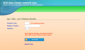 btelinx diploma 1st/3rd/5th Sem Result 