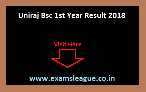 Uniraj Bsc 1st Year Result 2018