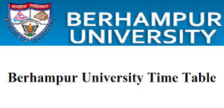 Berhampur University Time Table 2019