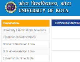 Kota University Revaluation Form 2019 