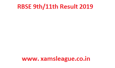 RBSE 9th/11th Result 2019