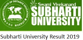 Subharti University BA BSc BCom Date Sheet 2019 1st 2nd 3rd / Final Year