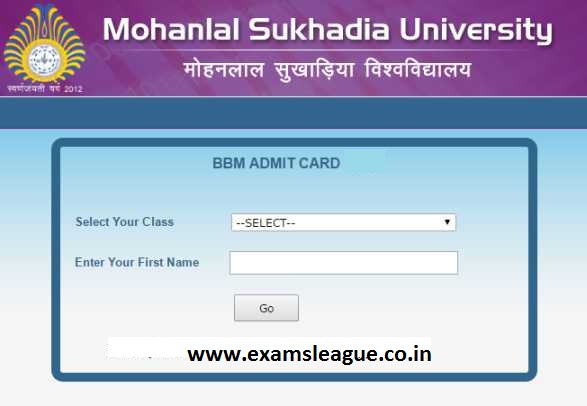 MLSU BSC Final Year Admit Card 2019