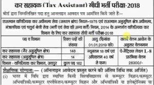 RSMSSB TA Result 2018