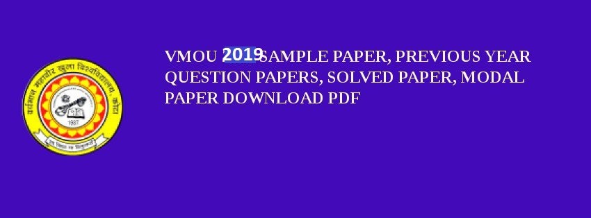 VMOU Guess Paper 2019