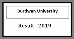 Burdwan University BCom Result 2019