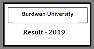 Burdwan University Part 1 Result 2019