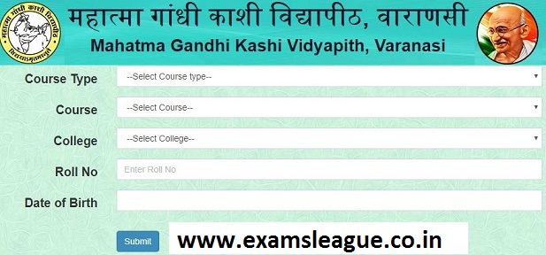 MGKVP Bsc Final Year Result 2019 