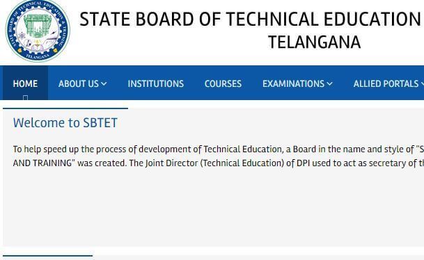 Telangana Polytechnic Result 2019 