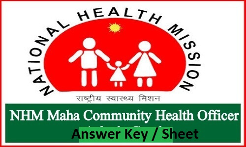 Maharashtra NHM CHO Answer Key 2019