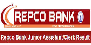 REPCO Bank Junior Assistant Result 2019 