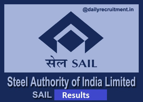 SAIL Medical Officer Result 2019 